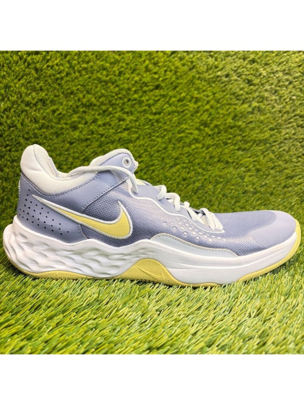 Nike Fly.By Mid 3 Mens Size 11 Blue White Athletic Basketball Shoes Sneakers